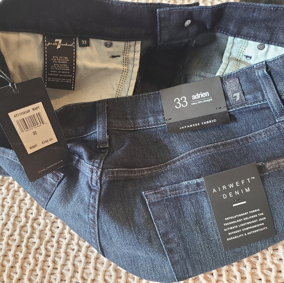 7 For All Mankind Denim - 7 jeans size new with tags  (33 & 34 available)